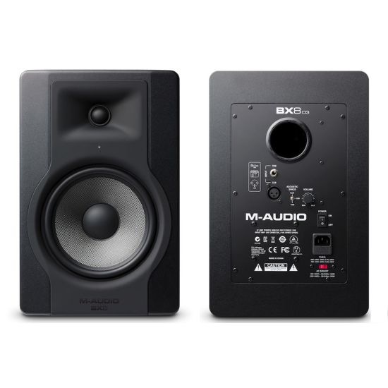 M-Audio bx8 d3 active studio monitor (pair)